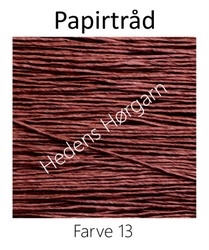 Papirtråd farve 13 mørk brun